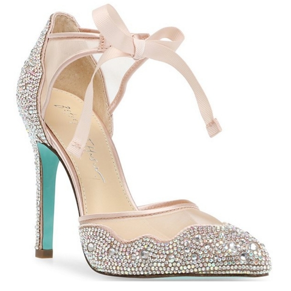 Betsey Johnson Shoes - Betsey Johnson Iris Dress Pumps Champagne -7.5